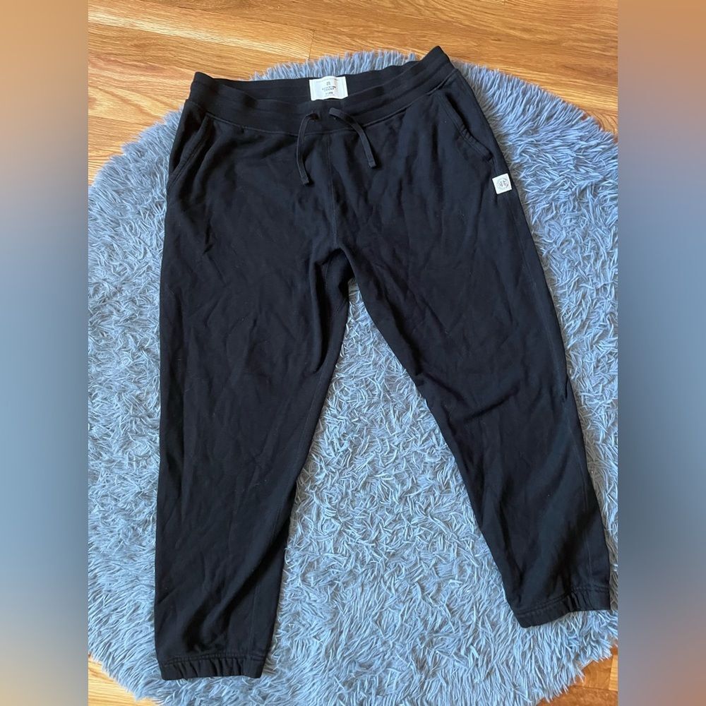 Reigning Champ Black Men's Midweight Terry Standard Sweatpant Size XL - Picture 2 of 6